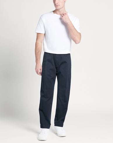 Man Pants Slate blue Size 36 Cotton
