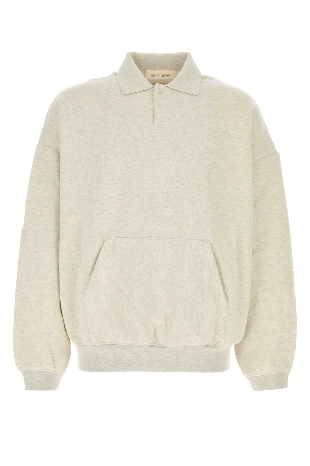 Polo Sweatshirt — Beige