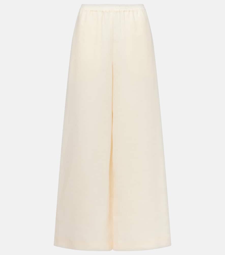 Select linen wide-leg pants