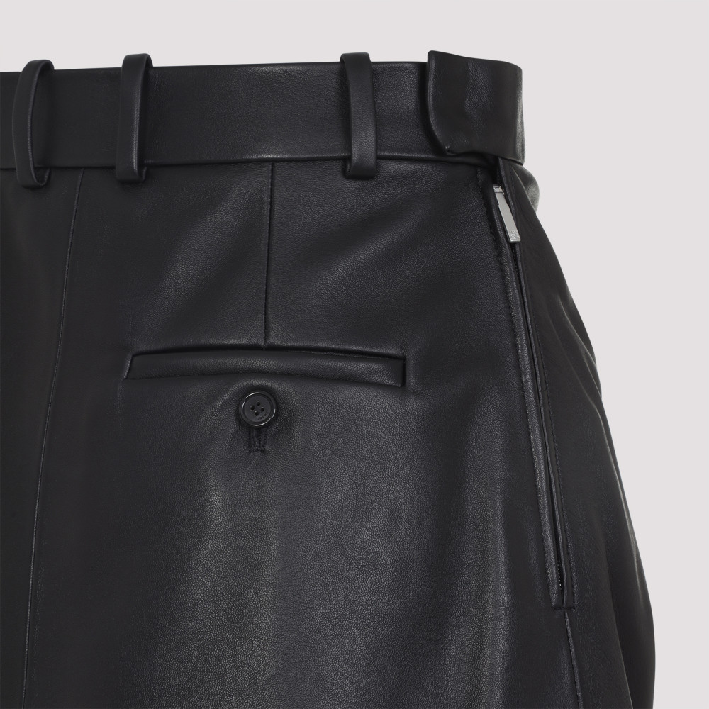 Black Draped Skirt