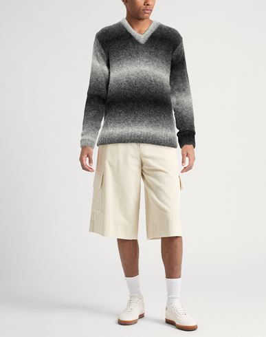 Man Sweater Grey Size 36 Baby alpaca wool, Nylon