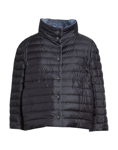 Woman Puffer Slate blue Size 4 Polyester
