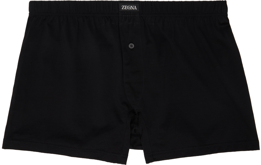 ZEGNA Black Patch Boxers