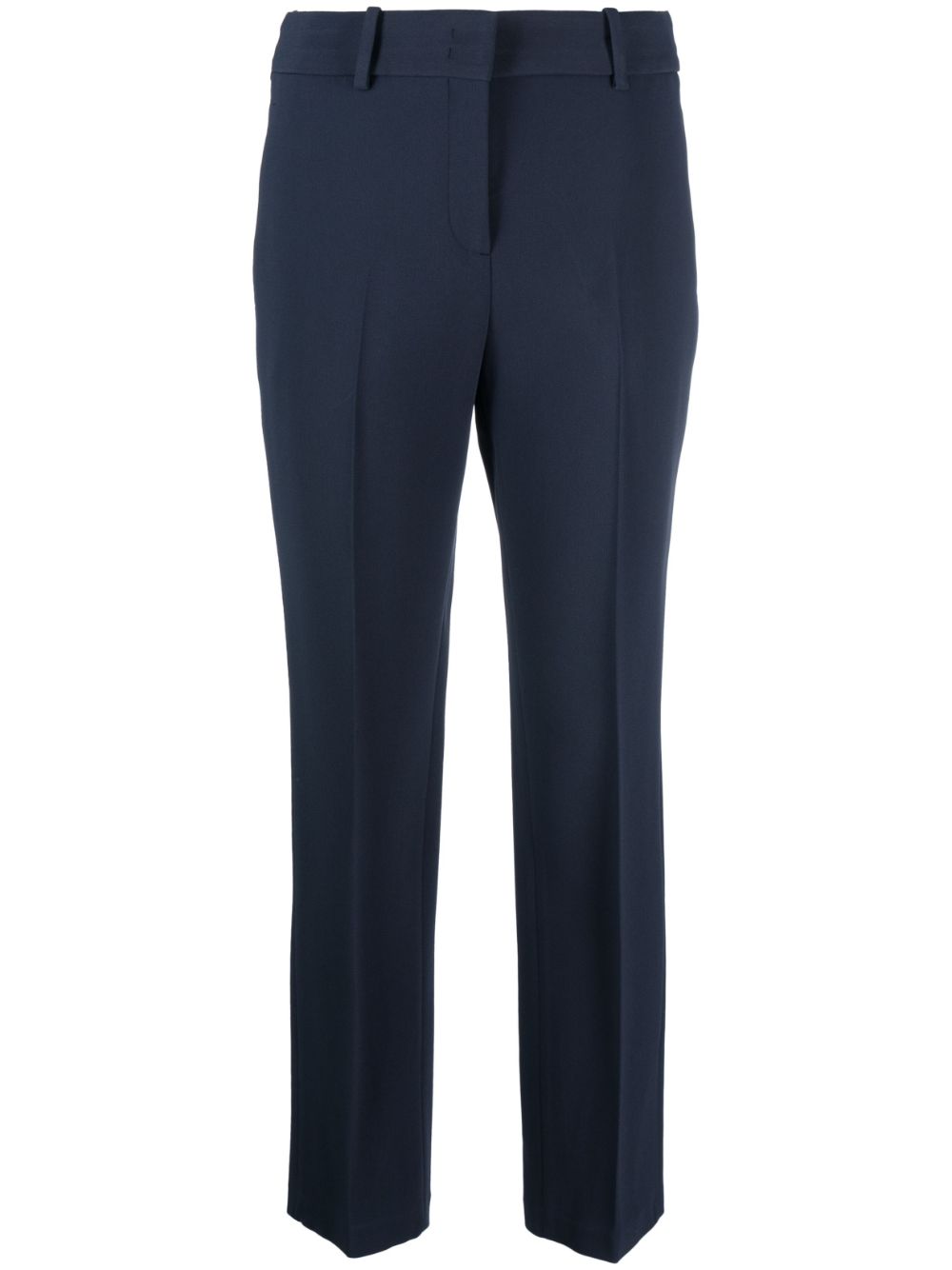 Cropped tailored trousers - Blue