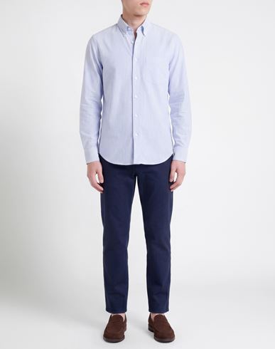 Man Shirt Light blue Size S Organic cotton