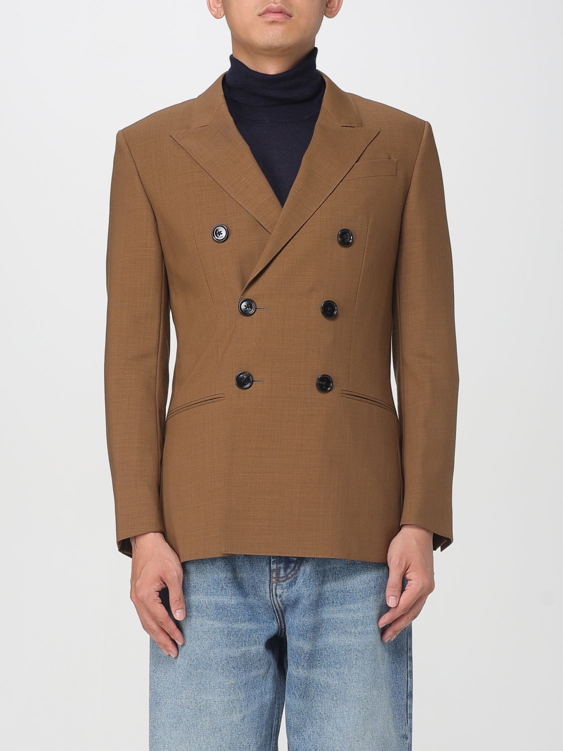 Blazer Men color Brown
