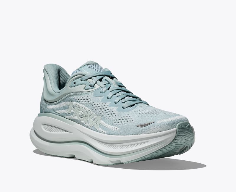 HOKA Women's Bondi 9 Shoes in Druzy/Droplet