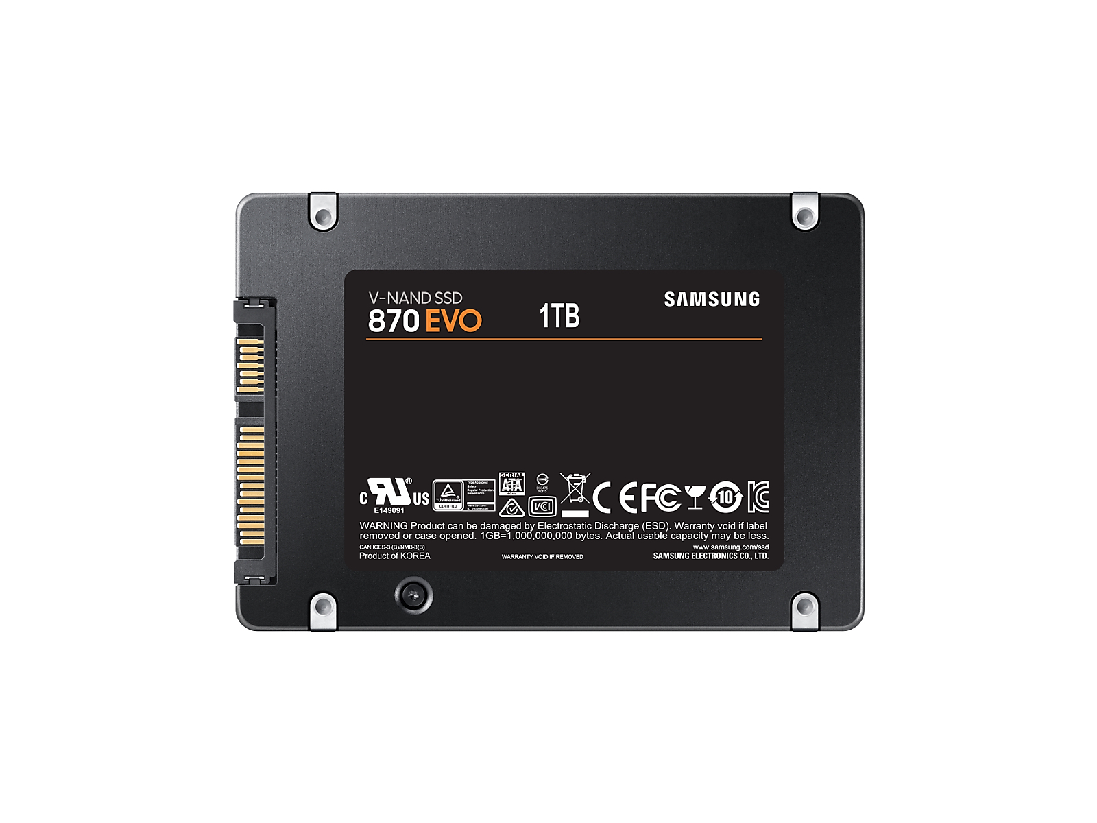 870 EVO SATA III 2.5" SSD 1TB(MZ-77E1T0E)