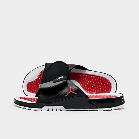 Men's Hydro XI Retro Slide Sandals in Black/Gym Red/White
