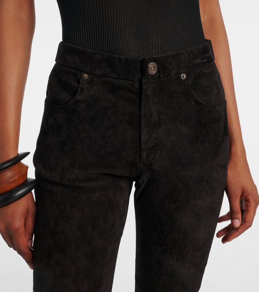 Dorothea suede slim pants