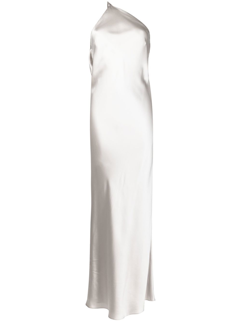 Single-shoulder maxi dress - Grey