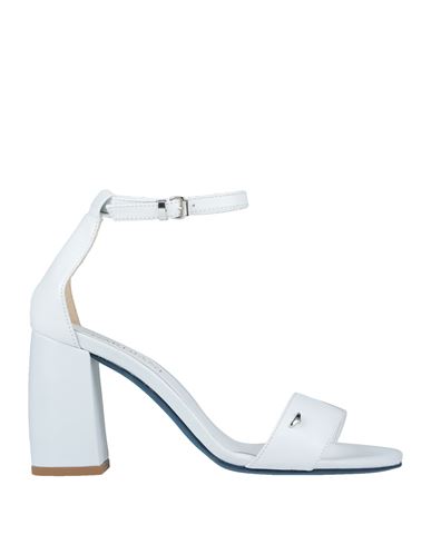 Woman Sandals White Size 10 Soft Leather