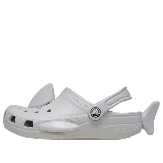 (GS) Classic I AM Shark Clogs 'Grey'