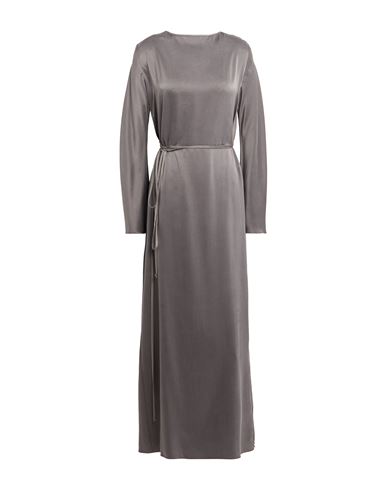 Chocolat Woman Maxi dress Grey Size 2 Silk
