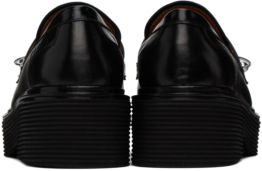 Marni Black Piercing Loafers