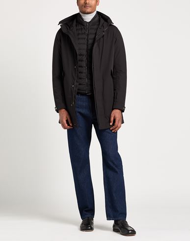 Man Puffer Black Size 40 Polyamide, Polyurethane
