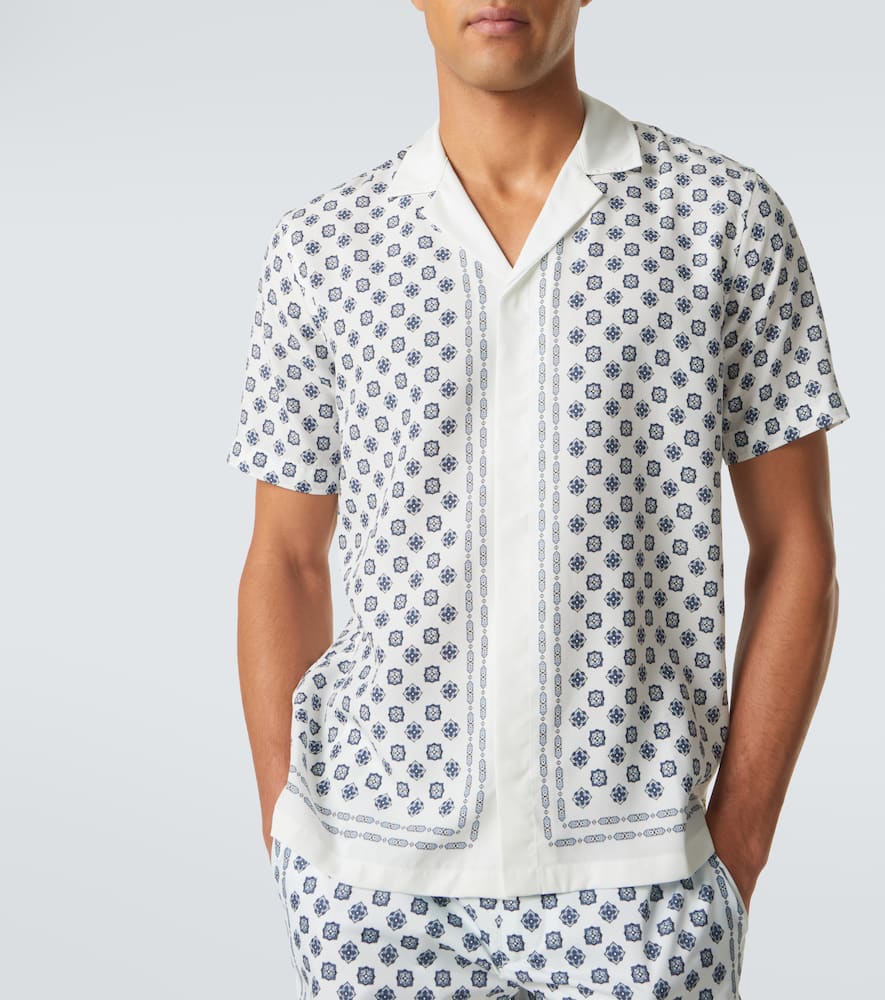 Maitan printed bowling shirt