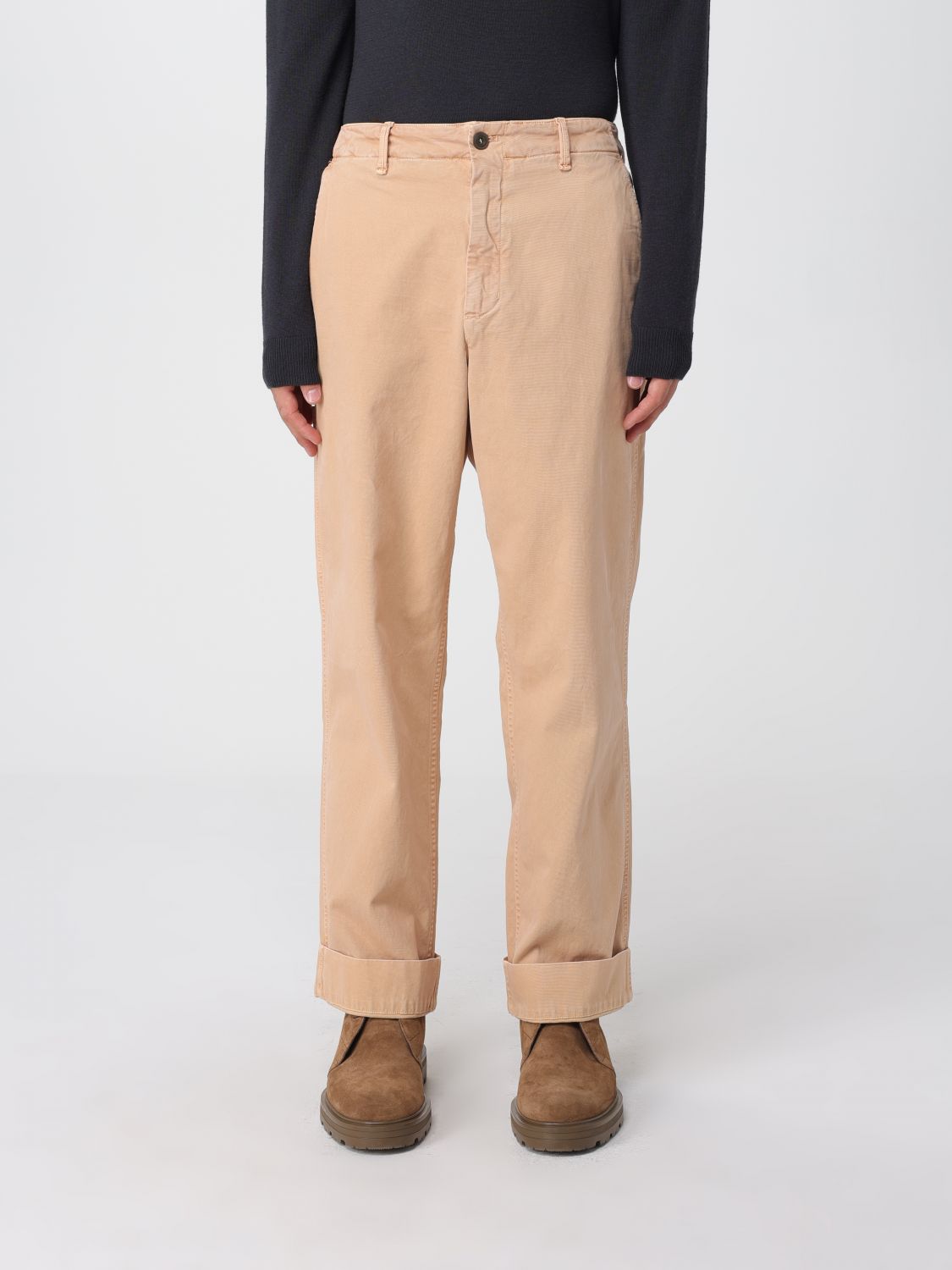 Pants Men color Beige