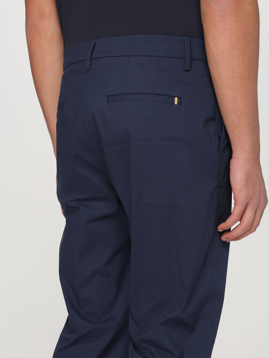 Pants Men color Blue