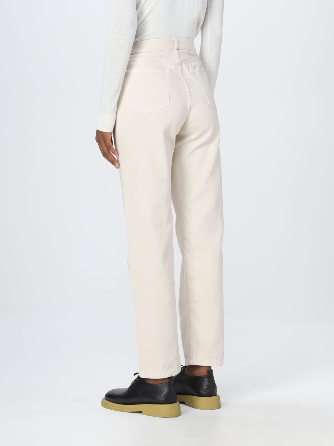 Jeans Woman color Ecru