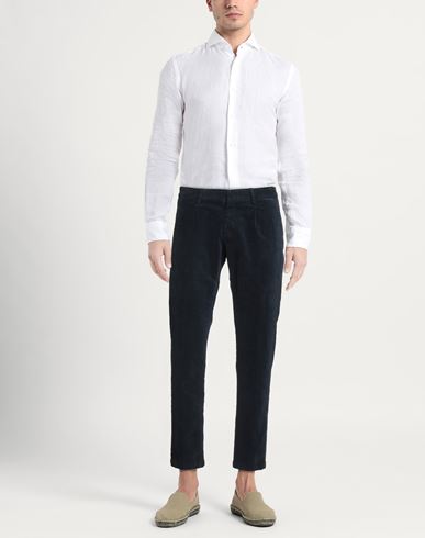 Man Pants Midnight blue Size 28 Cotton, Elastane