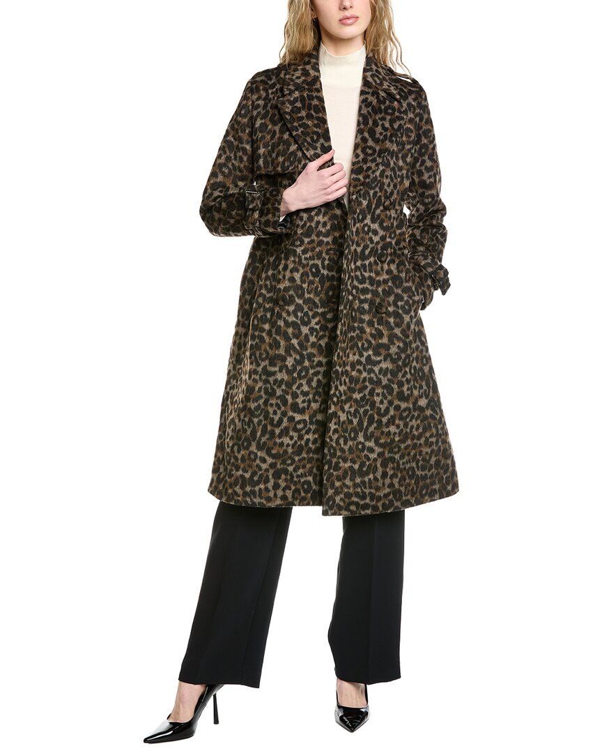Double-Breasted Wool-Blend Coat