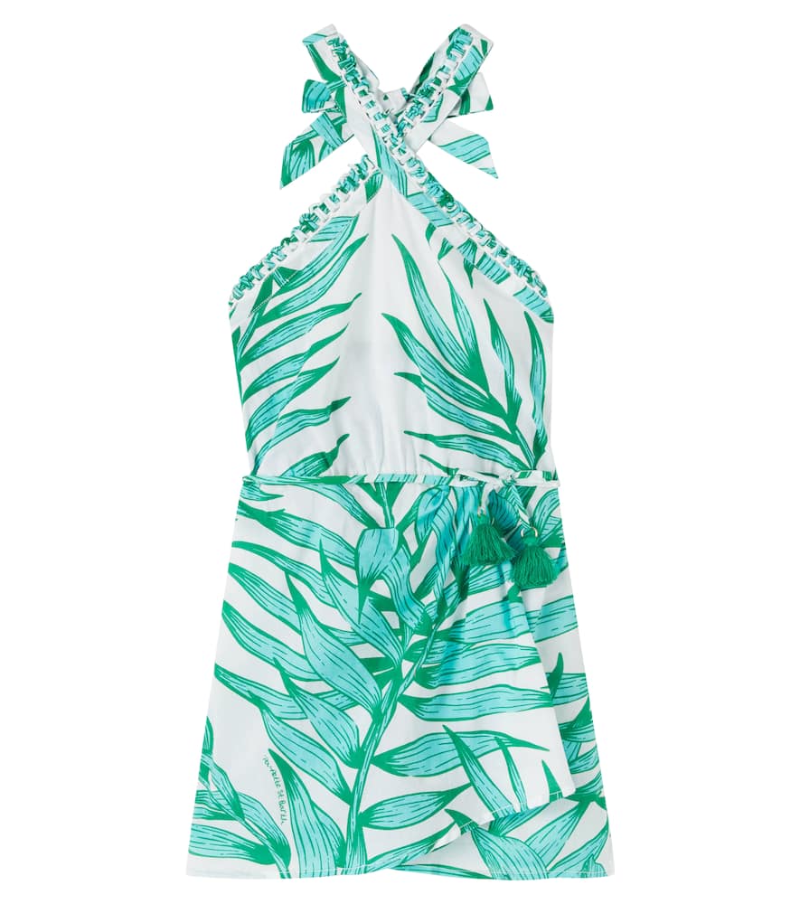 Manon floral halterneck cotton dress