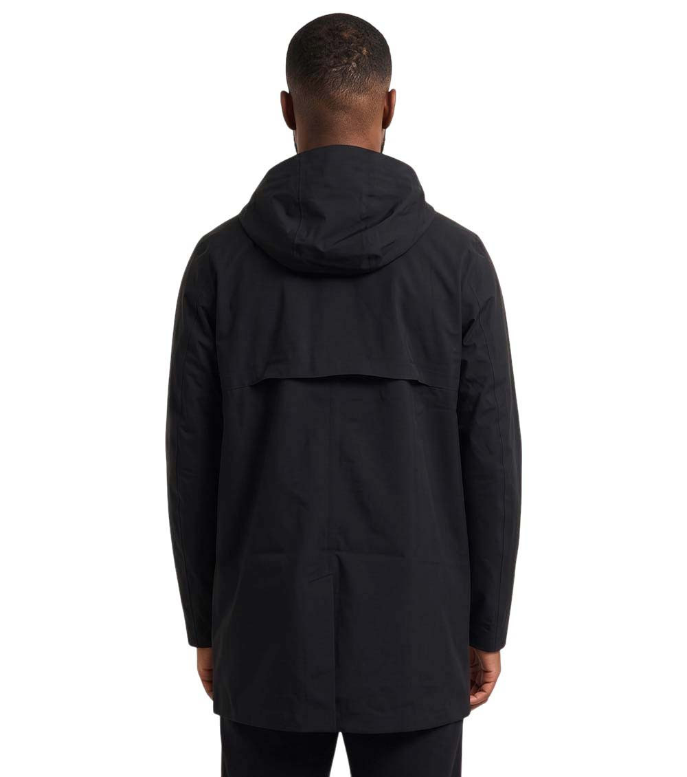 Black Hood Parka Jacket