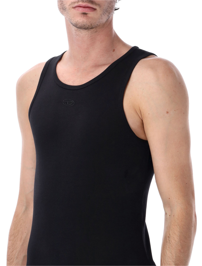 Black Logo Tank Top
