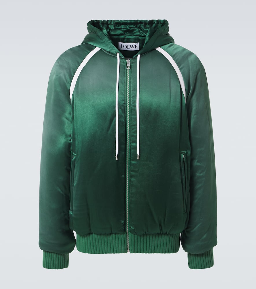 Satin tracksuit jacket