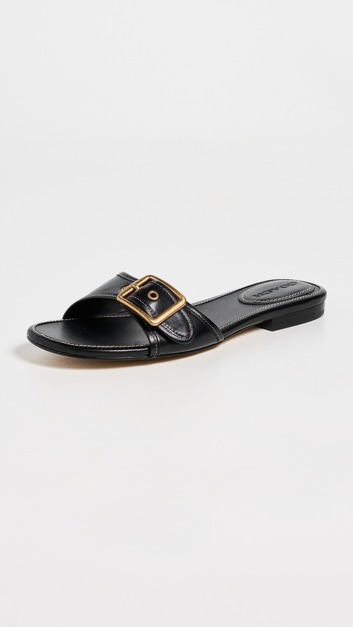 Margot Flat Sandals Black