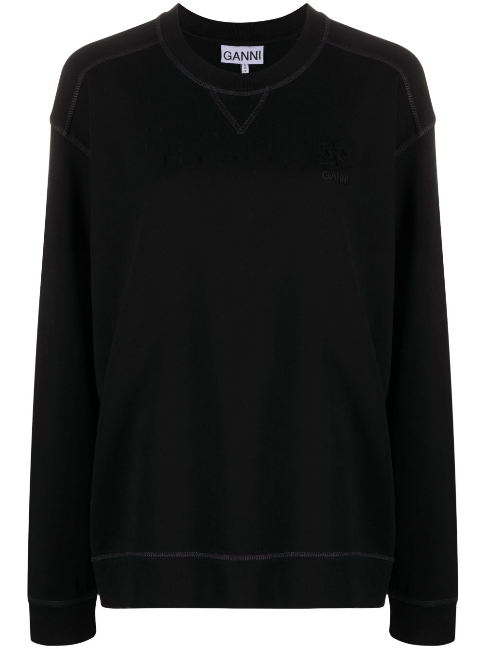 Isoli drop-shoulder sweatshirt - Black