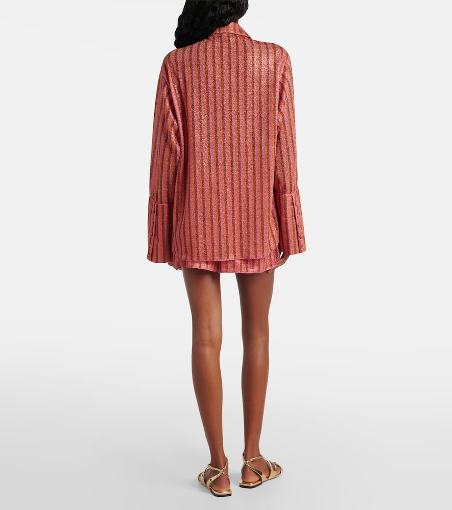 Oséree Lumière striped shirt
