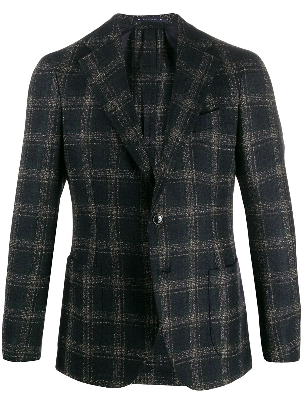 Al Duca D’Aosta 1902 check pattern blazer - Blue