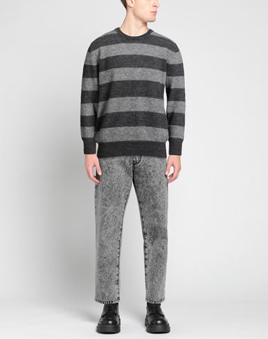 Man Sweater Grey Size 38 Alpaca wool, Polyamide