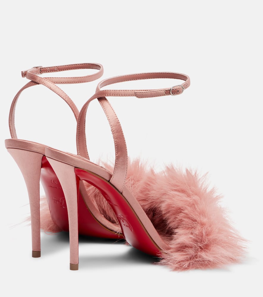 Patchoulina 100 crêpe satin sandals