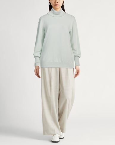 Jil Sander Woman Turtleneck Sky blue Size 4 Cashmere