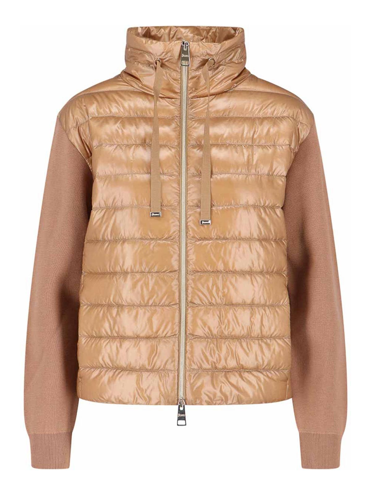 Knitted And Nylon Puffer