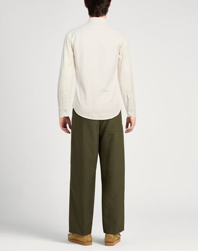 Man Shirt Cream Size 38 Cotton