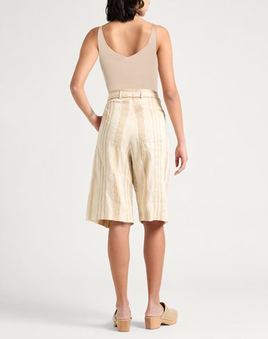 Woman Top Beige Size L EcoVero viscose, Nylon