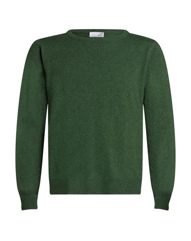 Man Sweater Dark green Size 36 Cashmere