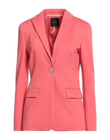 Woman Blazer Coral Size 2 Viscose, Nylon, Elastane