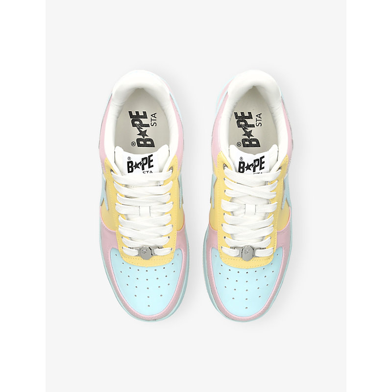 Mens Bape Sta Icon #6 M2 Leather Trainers