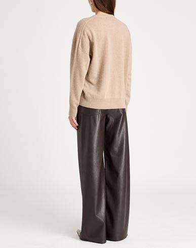 Vanisé Woman Cardigan Sand Size 10 Cashmere