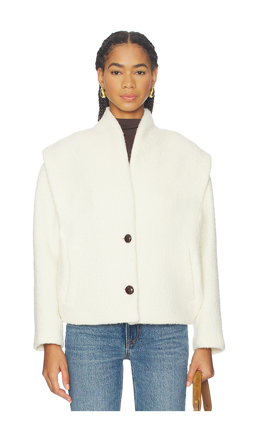 Isabel Marant Etoile Drogo Festive Comfy Coat in Ivory. 36/4. Also