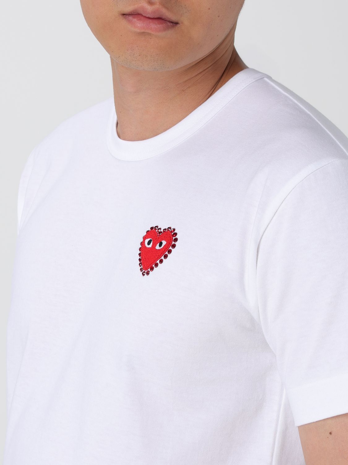 T-Shirt COMME DES GARCONS PLAY Men color White 1