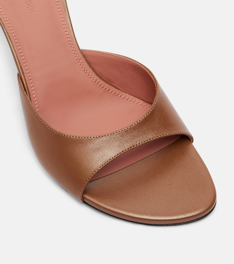 Jeanne 60 leather mules