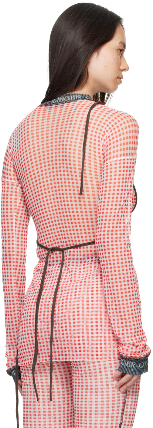 Ottolinger Red Wrap Long Sleeve T-Shirt