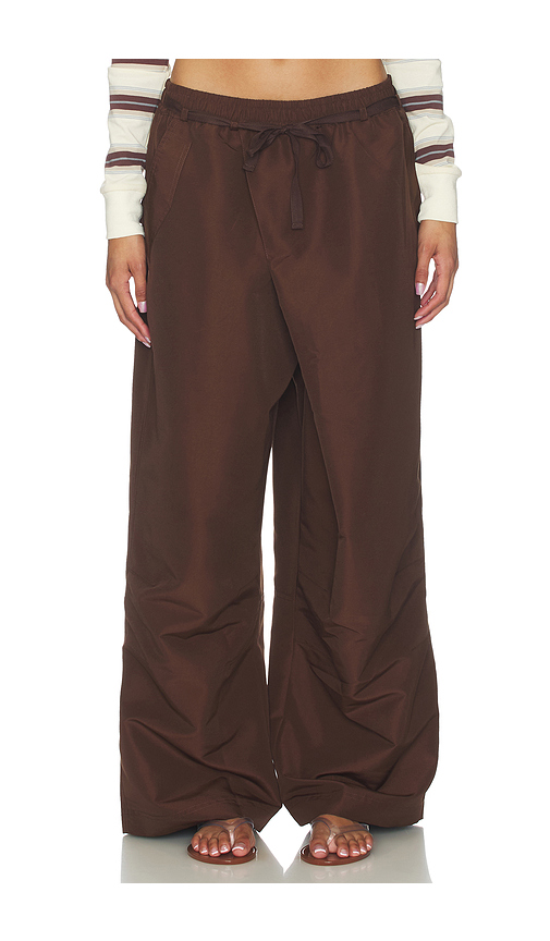 LIONESS Signora Pant in Chocolate. L. Also in M, S, XL
