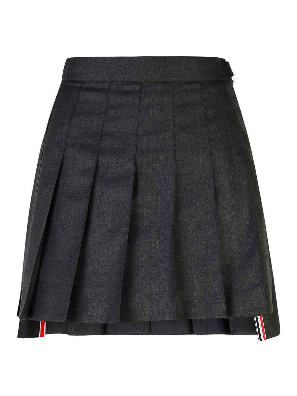 120S Dark Grey Wool Miniskirt